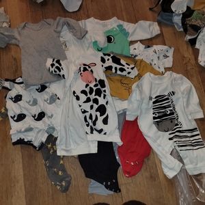 Infant baby boy clothing lot 0-3 months